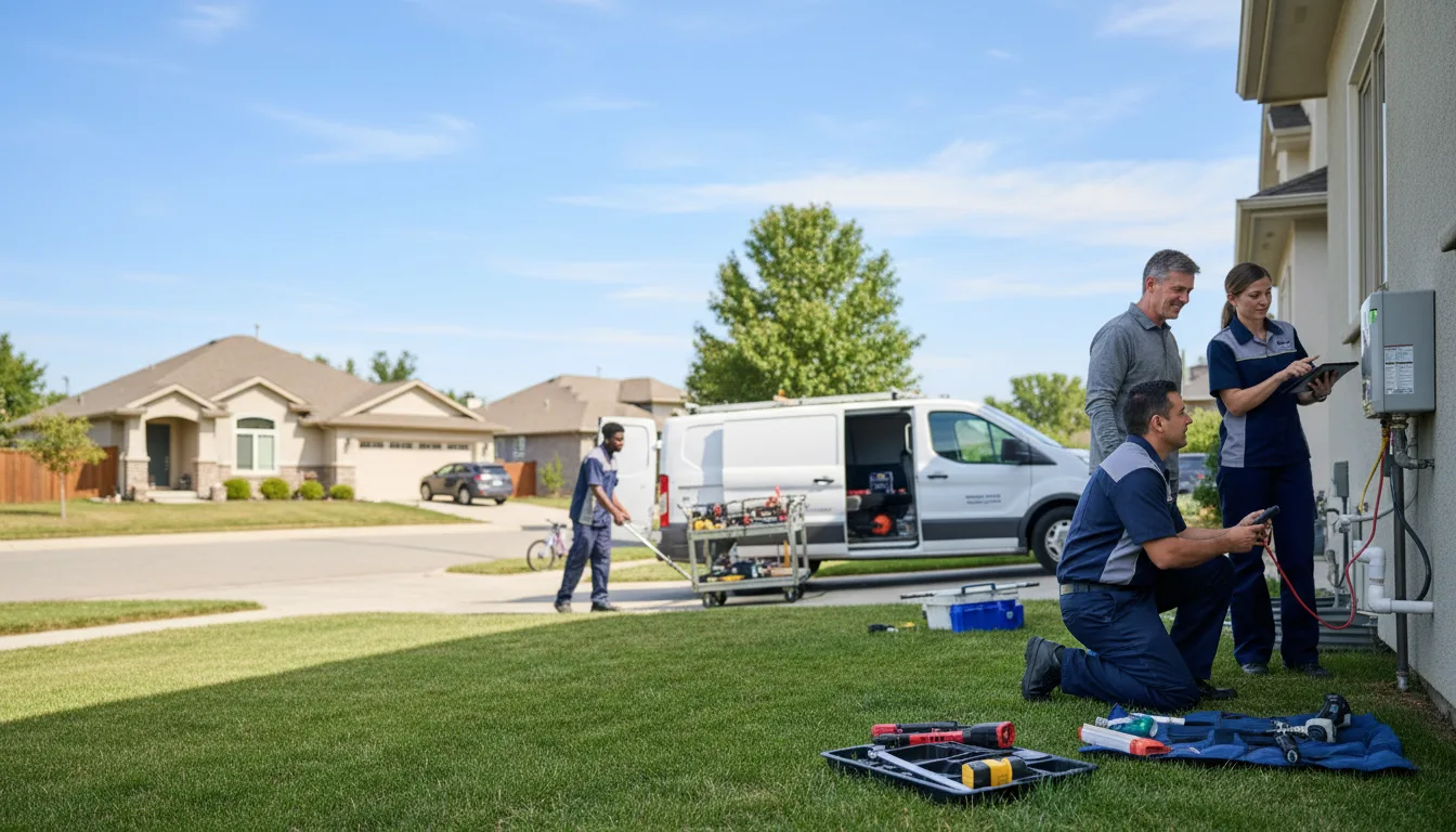 Tankless water heater service in Irvington, KY